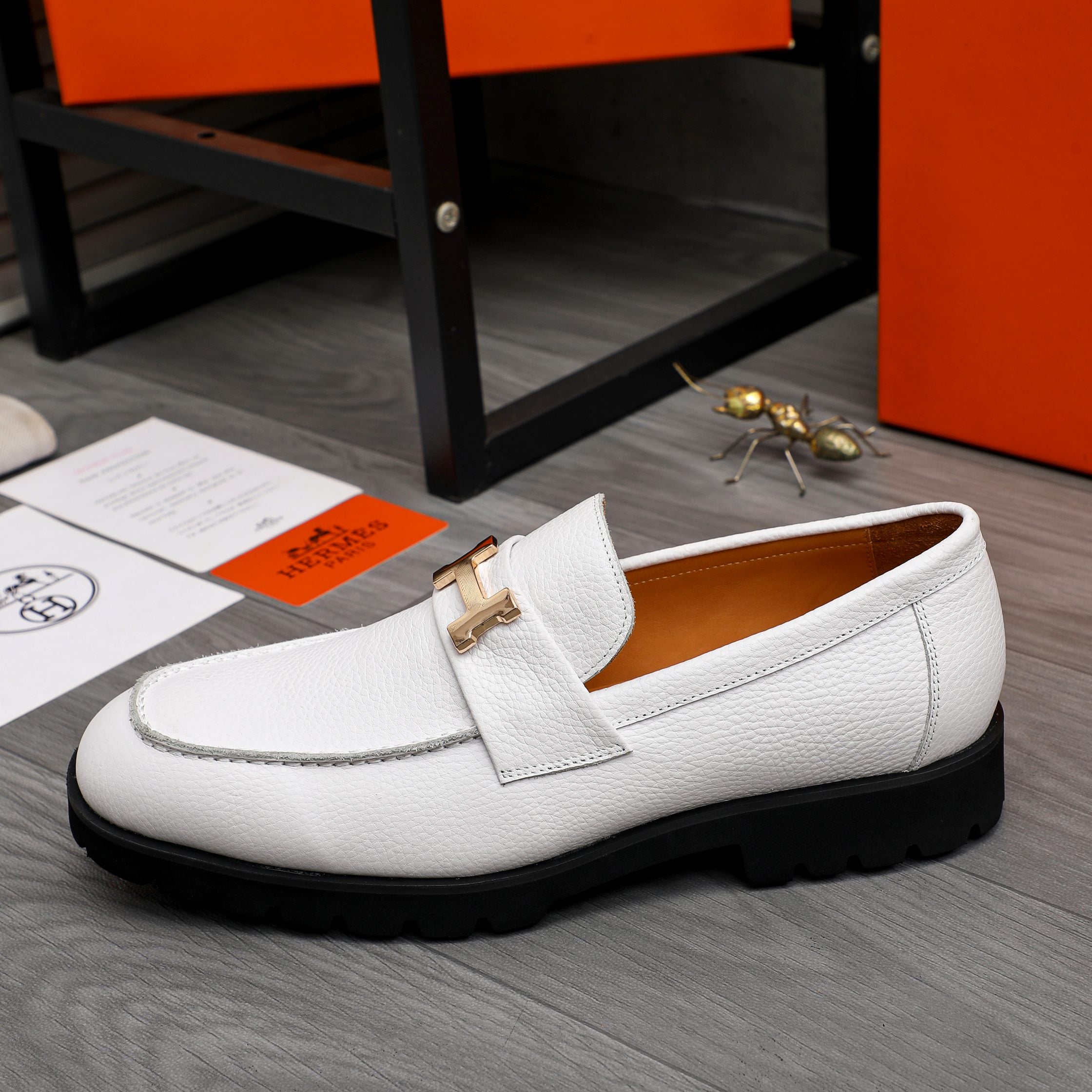 HM Business slip-on leather shoes 26070808