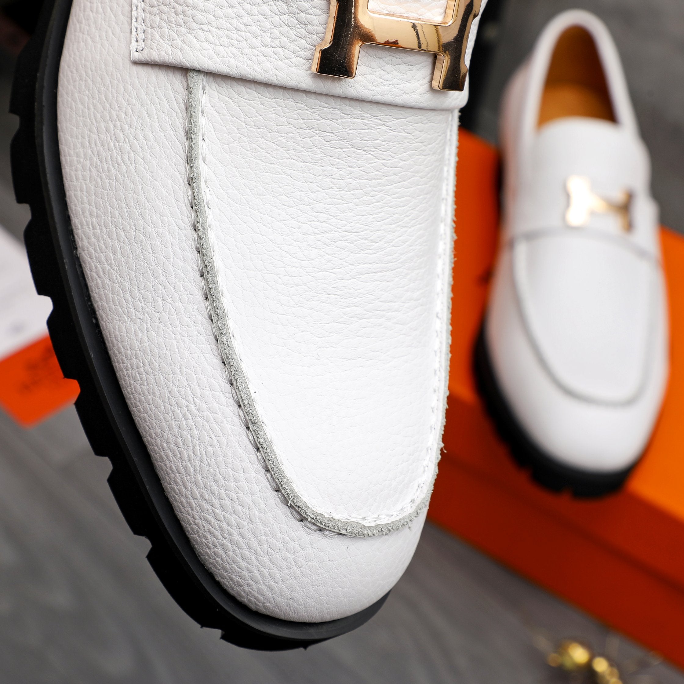 HM Business slip-on leather shoes 26070808