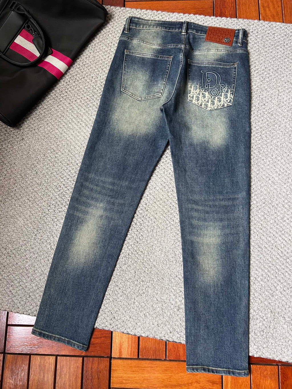 CD Original washed denim fabric 26020506