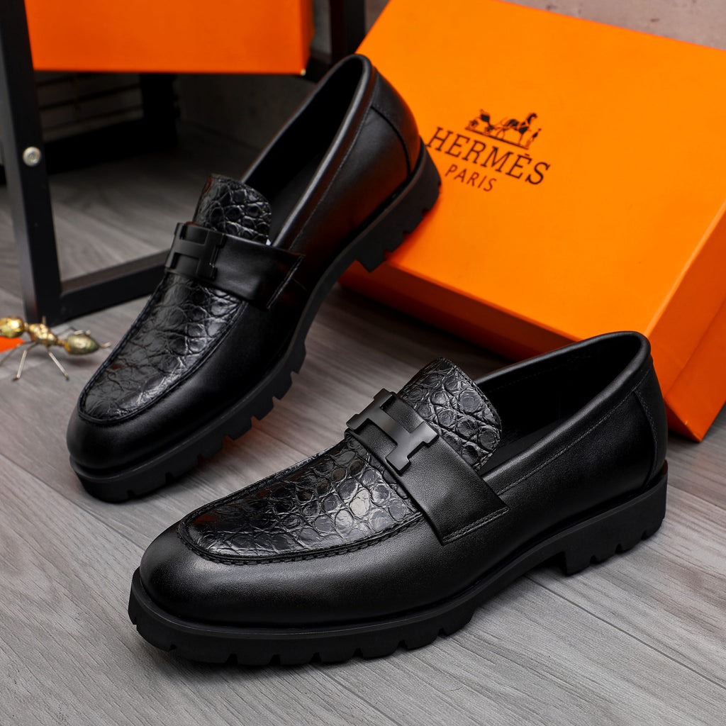 HM Business slip-on leather shoes 26070807