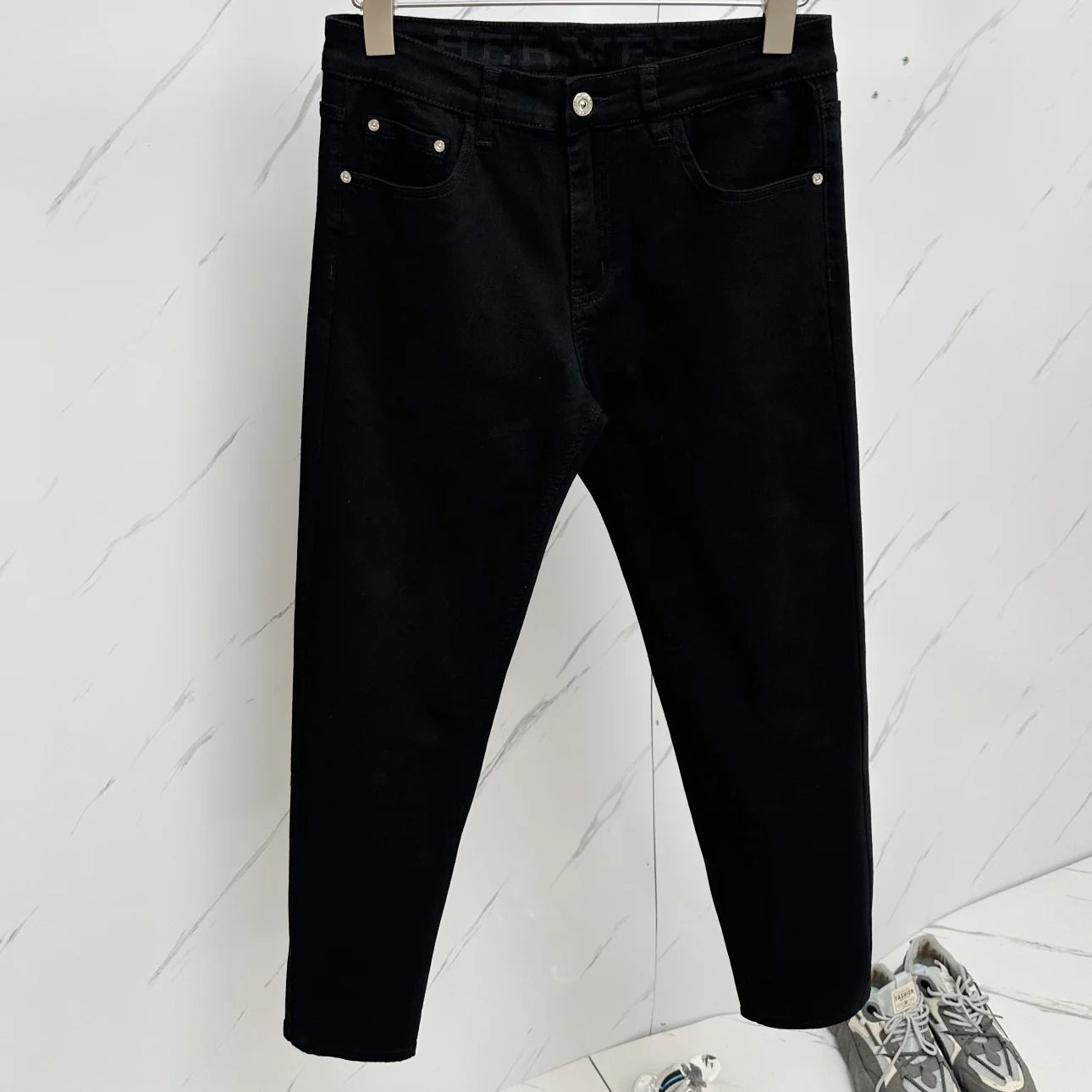 Men's versatile autumn and winter slim fit jeans 1024111410