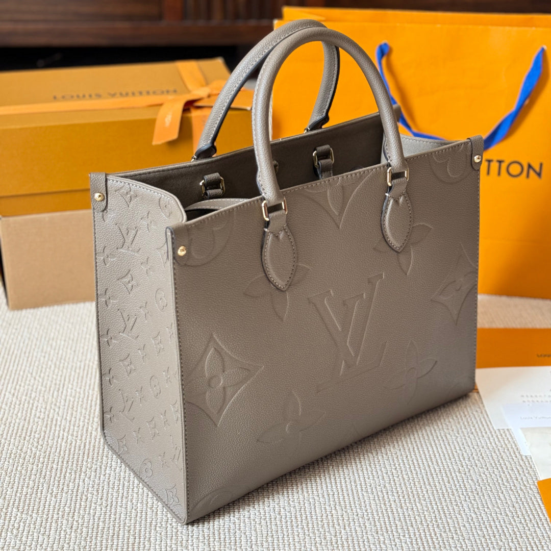 L Leather Handbag On The Go 1825101403