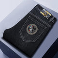 New embroidered denim trousers 1024022108