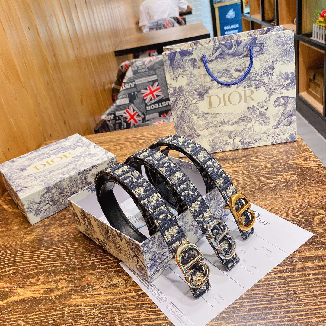 High quality new belt with D！or logo