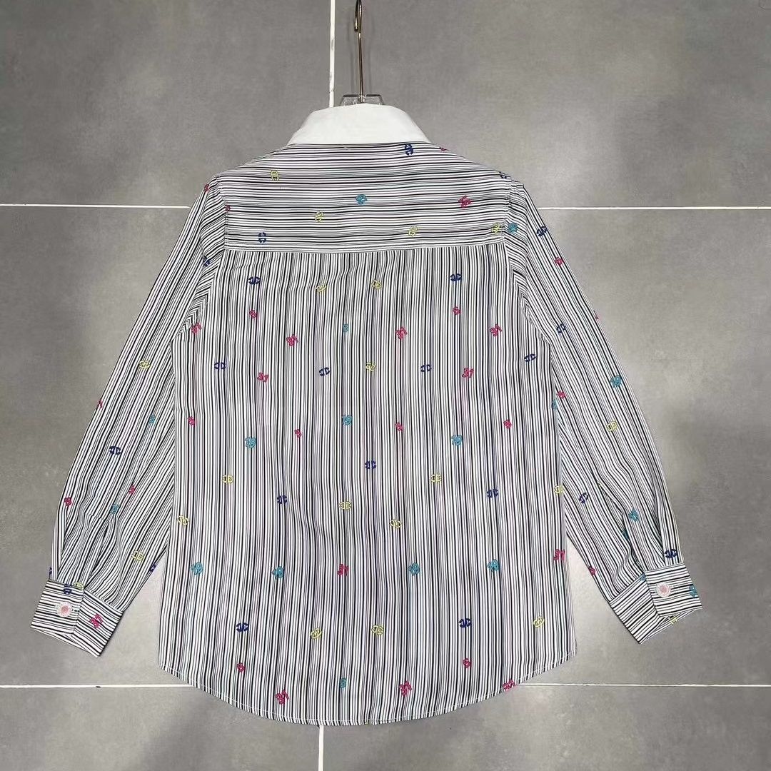 New C letter POLO collar print shirt PD1023081008