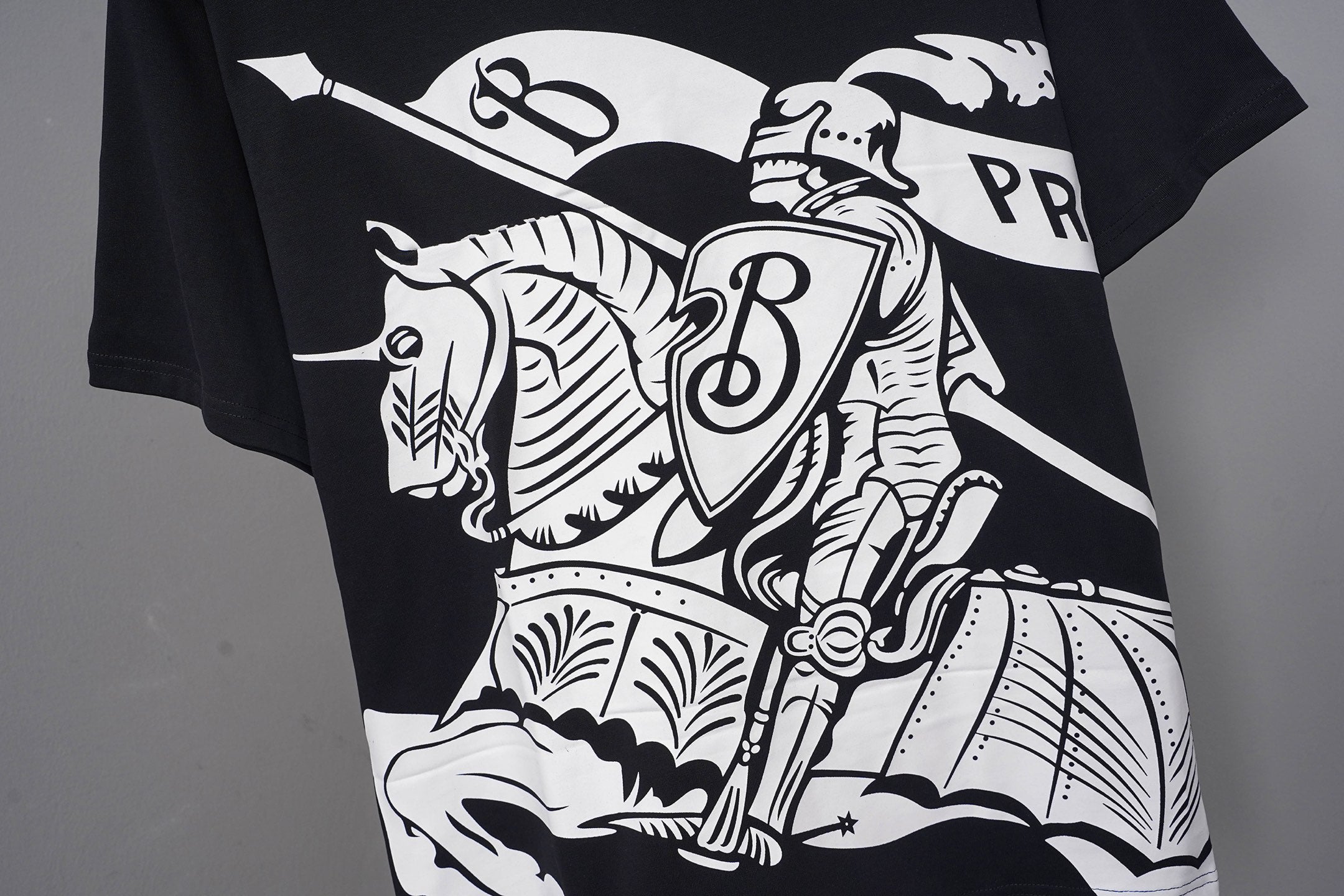 BBR Equestrian logo warhorse print short-sleeved T-shirt 26032711