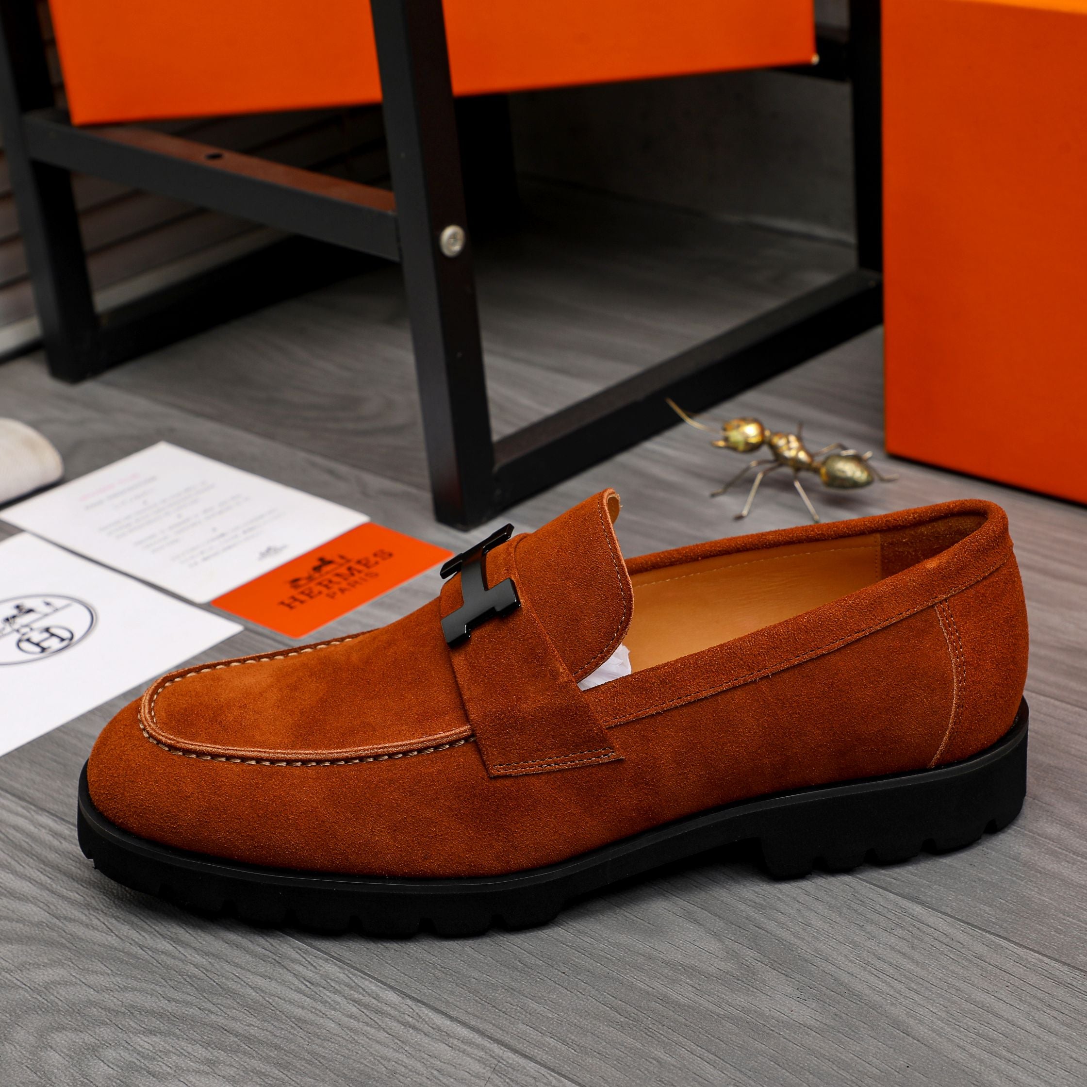 HM Business slip-on leather shoes 26070811