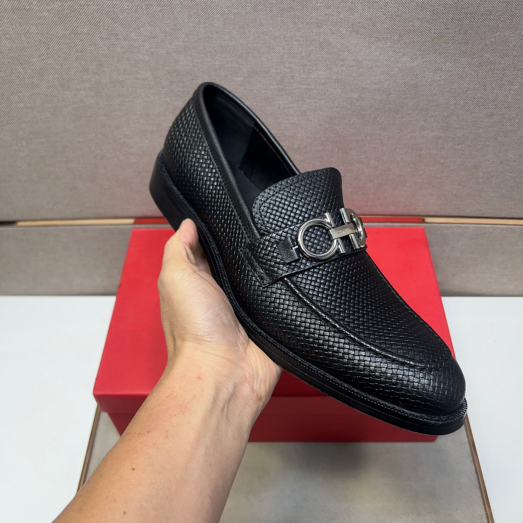 Fegm Men's casual formal leather shoes 26031007