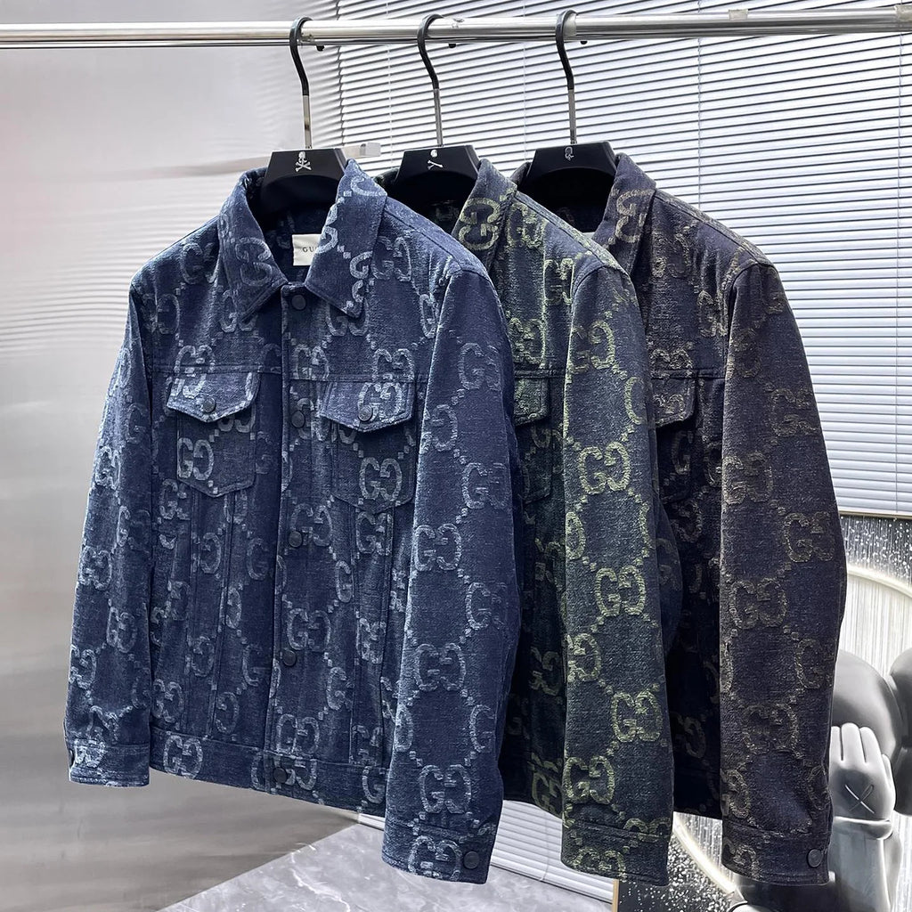 New collared denim jacket 1425121104
