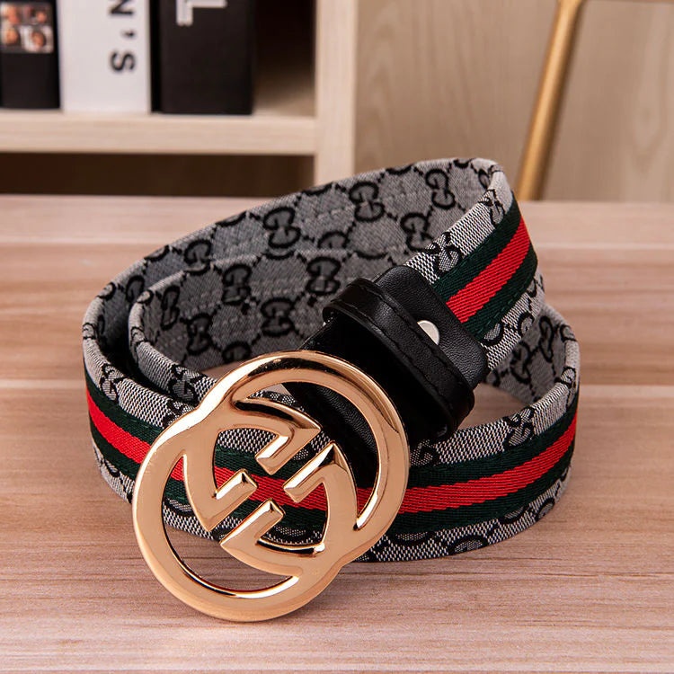 Men's Belt High-Grade Letter Leather Business Belt All-Match Casual p02070701