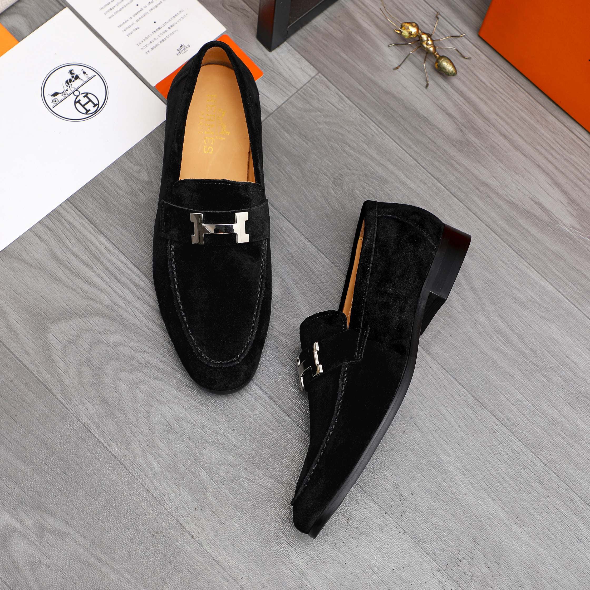 HM Business slip-on leather shoes 26070811