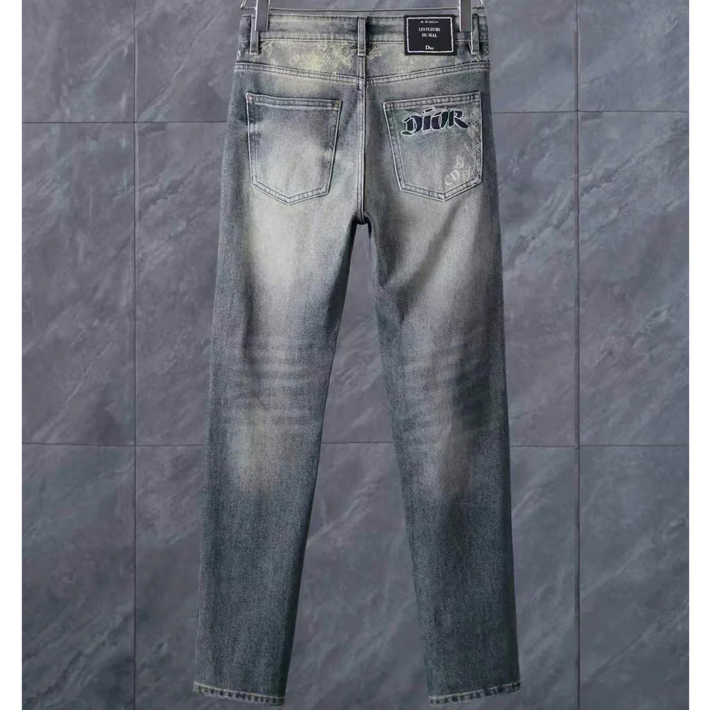 Men's Fashion Slim-Fit Straight-Leg Jeans 1026062914