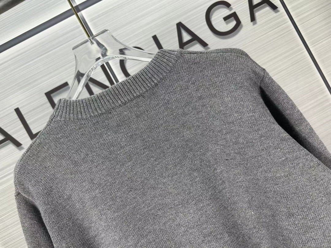 New Fashion Jacquard Round Neck Sweater 1023122507