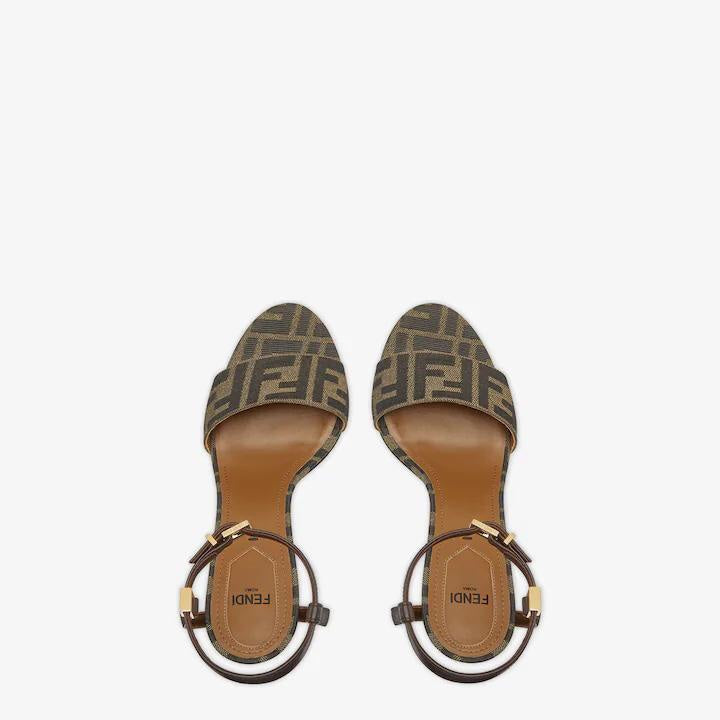 New Fashionable Thick Heel Fish Mouth Strip Sandals 1024022101