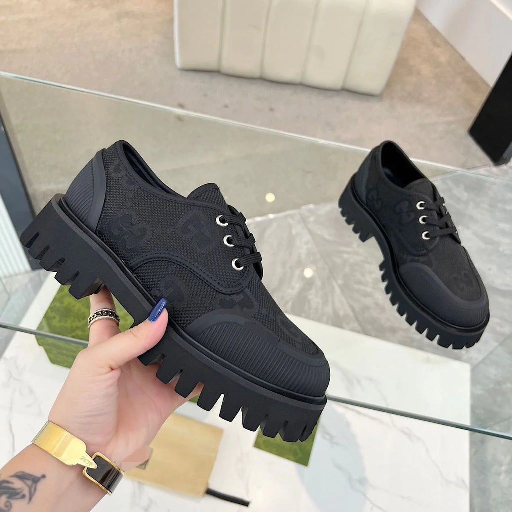 New Style Spliced Canvas Breathable Thick-soled Men's Shoes Casual Sneakers 1024030620
