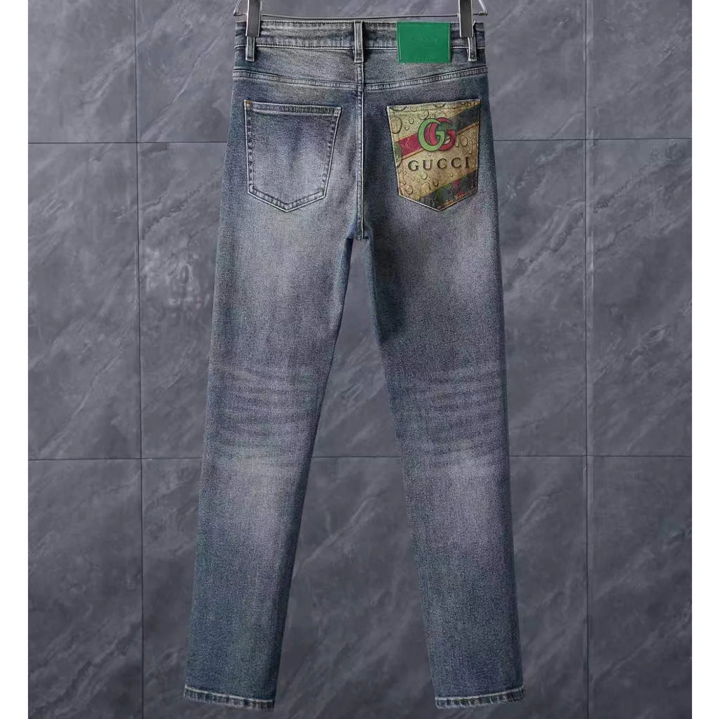 Men's Fashion Slim-Fit Straight-Leg Jeans 1026062911