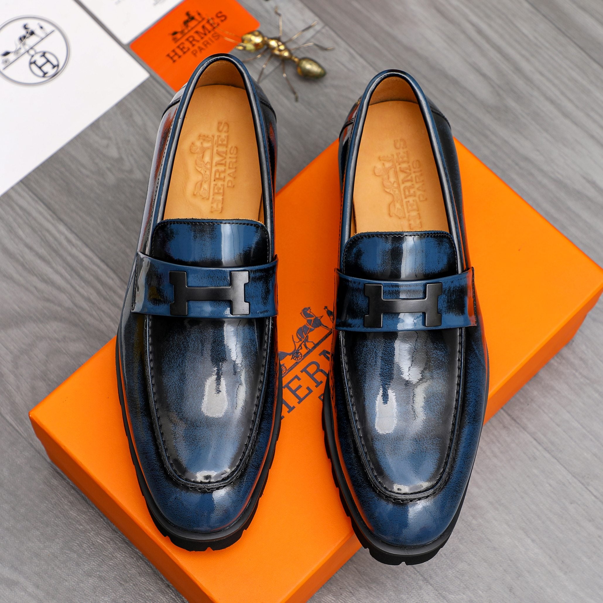 HM Business slip-on leather shoes 26070810