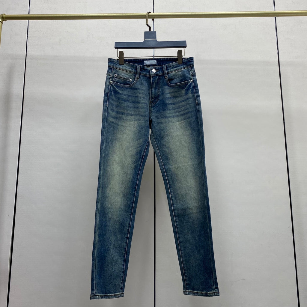 CD Men's fashionable slim-fit straight-leg jeans 25020202