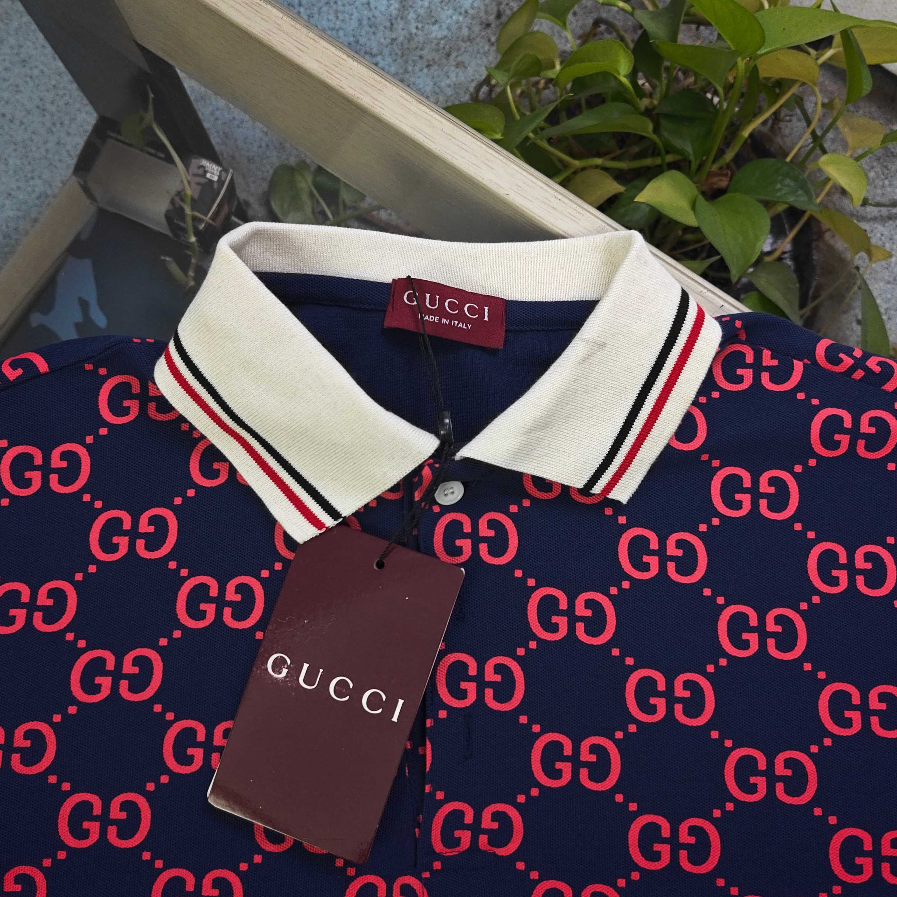 GUI New all-over monogram print business casual short-sleeved shirt 26032703