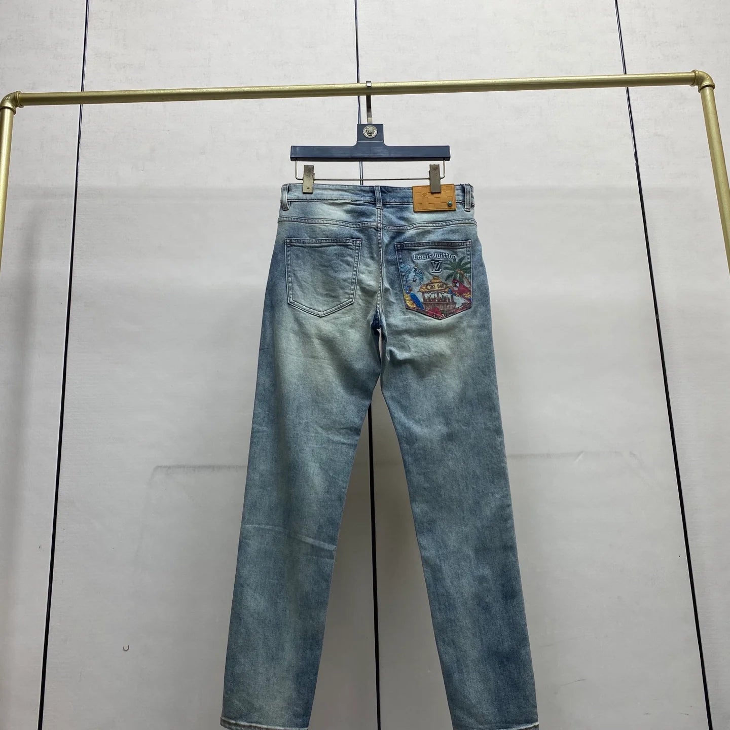 Spring fashion slim-fit straight-leg jeans 1426020905