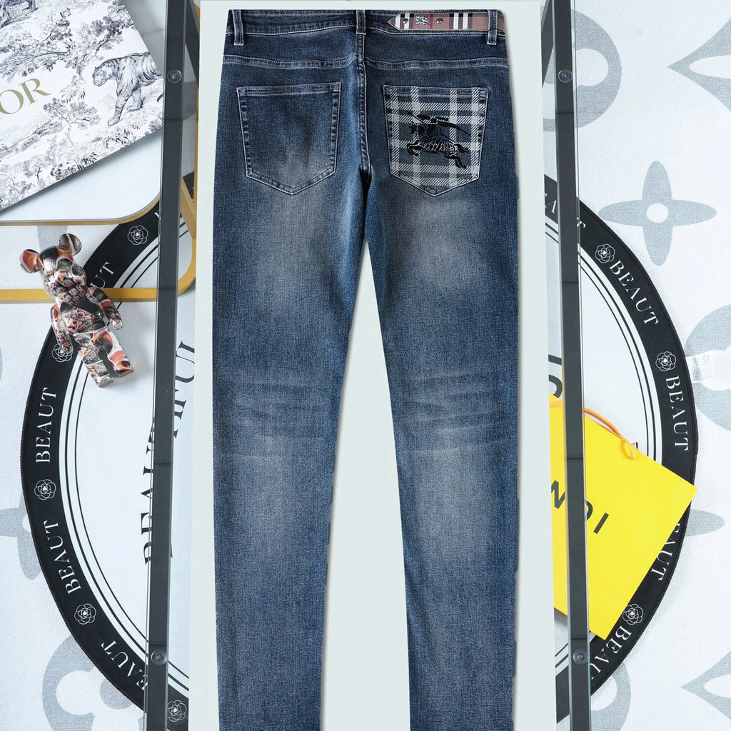 Stylish straight leg jeans 1425122304