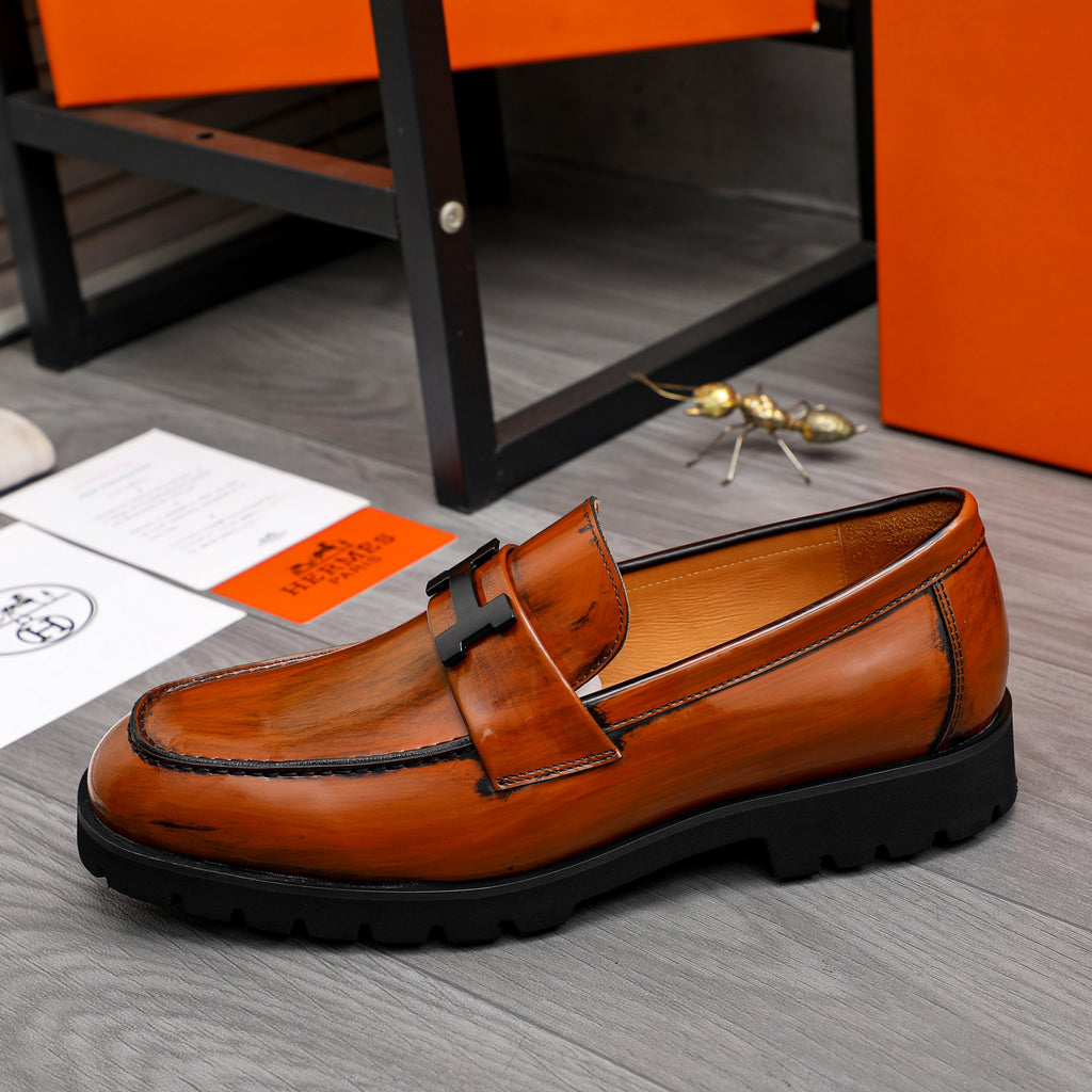 HM Business slip-on leather shoes 26070810
