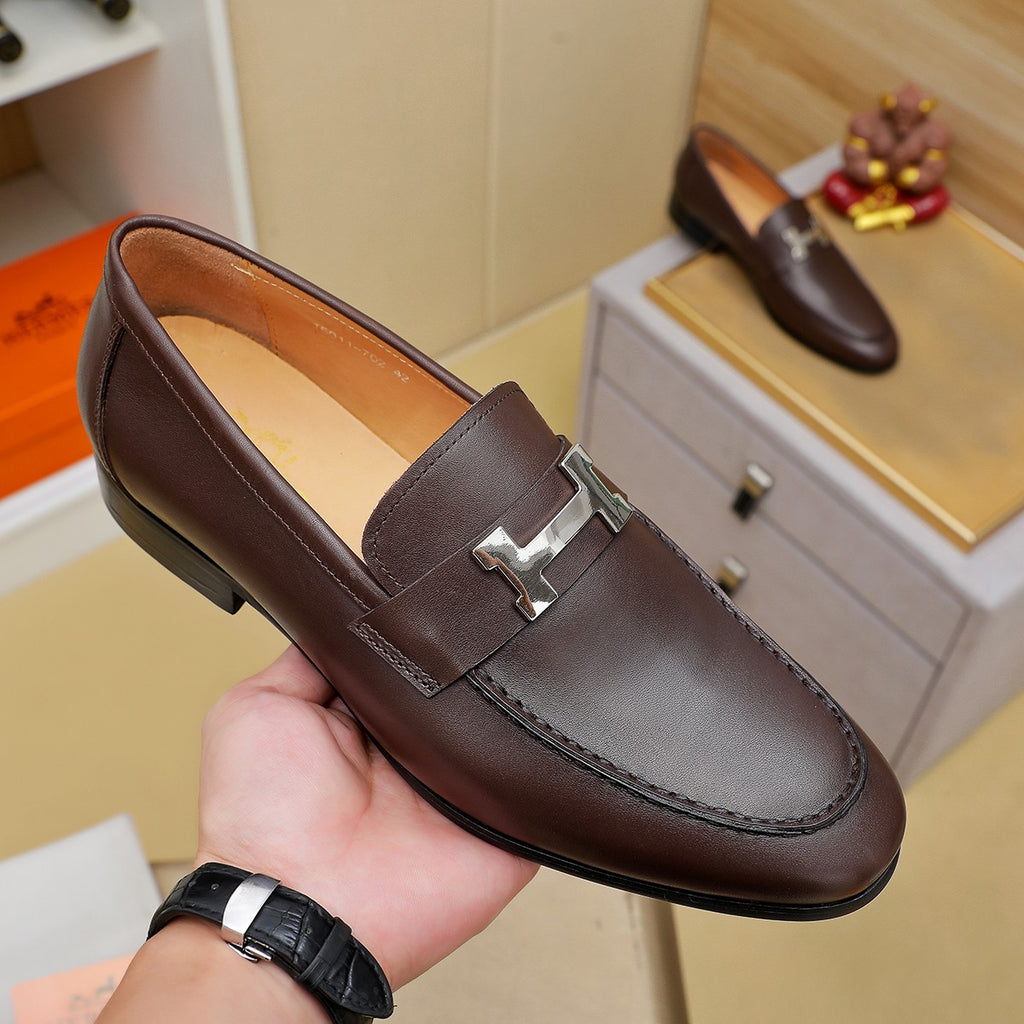 HM Genuine Leather Loafers 26070809