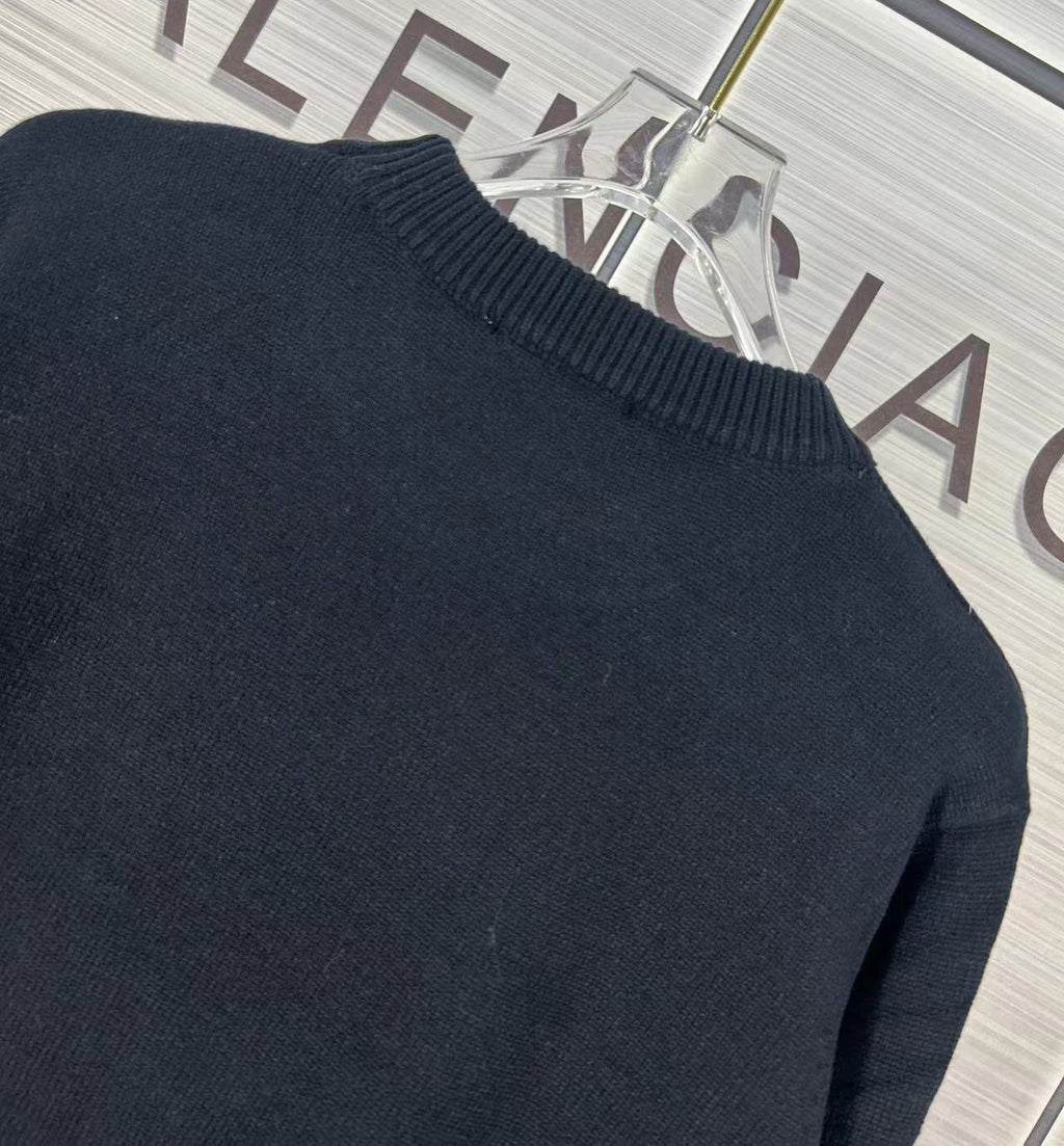 New Fashion Jacquard Round Neck Sweater 1023122507