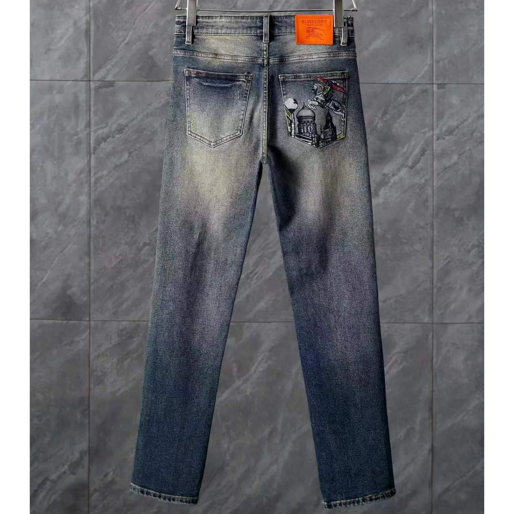 Men's Fashion Slim-Fit Straight-Leg Jeans 1026062905