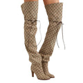Round-toed Pint stiletto heel ankle boots 1025102714