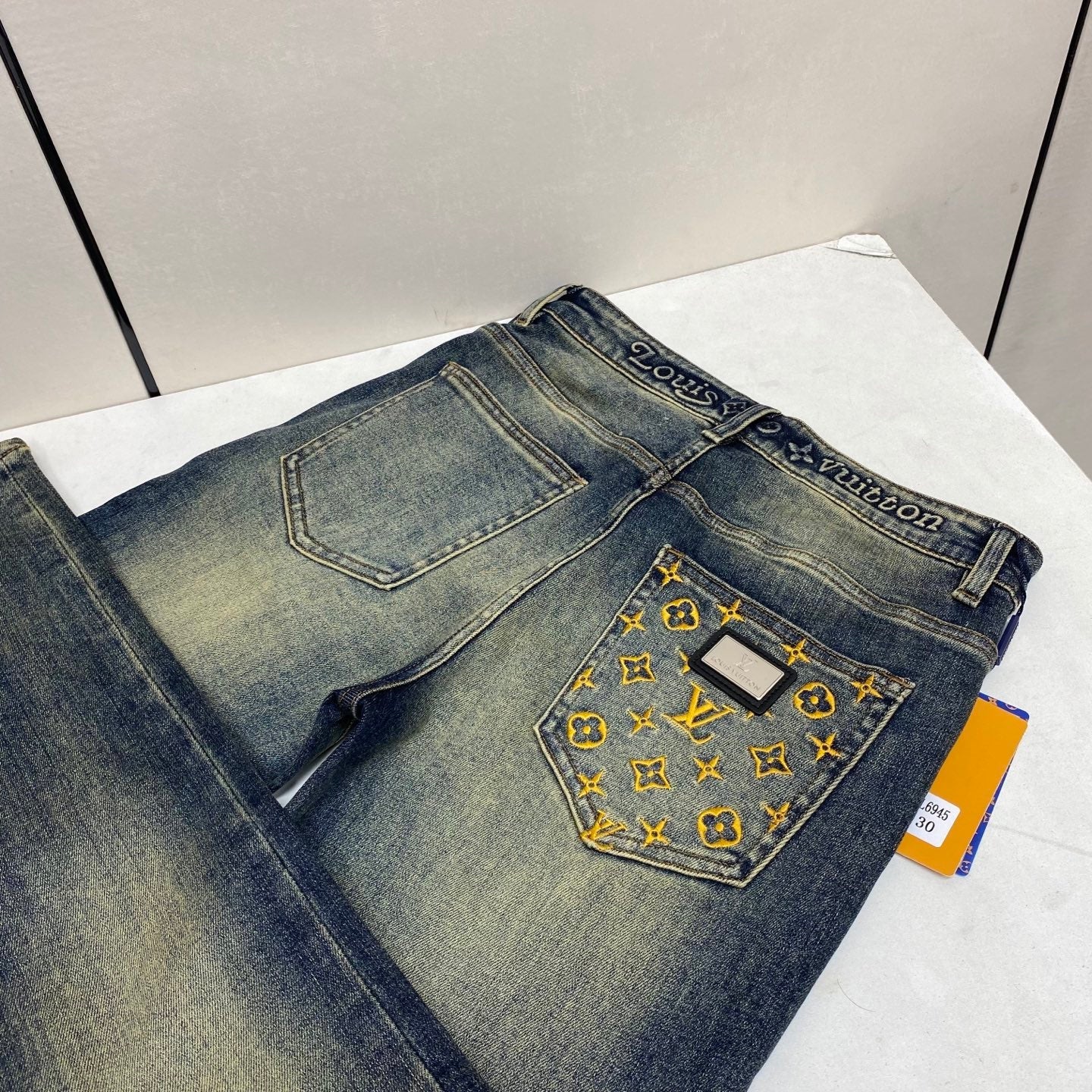 High-End Men’s Fitted Straight-Leg Jeans BS1026071503
