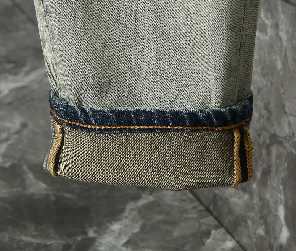 New Classic Printed Jeans for Men 1026062901