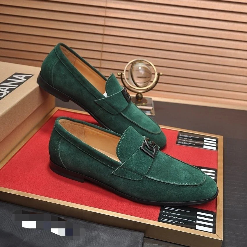 Classic matte casual leather shoes 1024111318