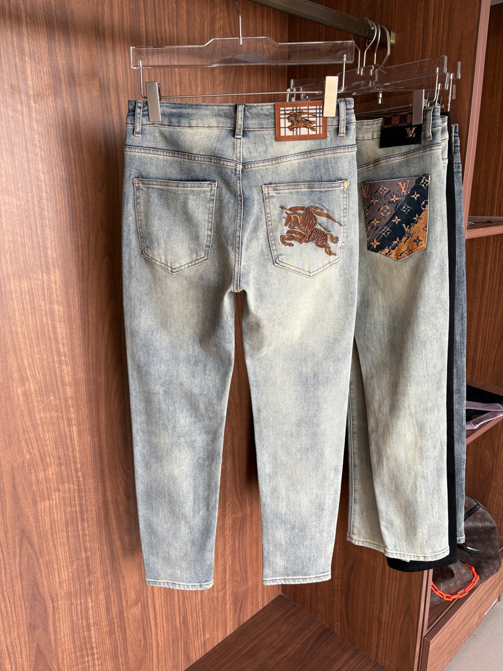 TB  Custom-made original washed denim jeans  26010506