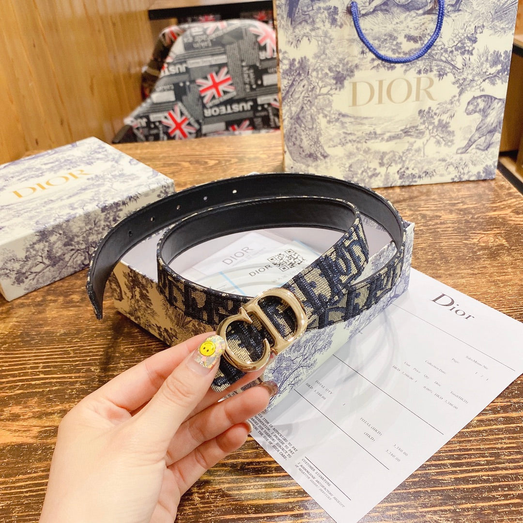 High quality new belt with D！or logo