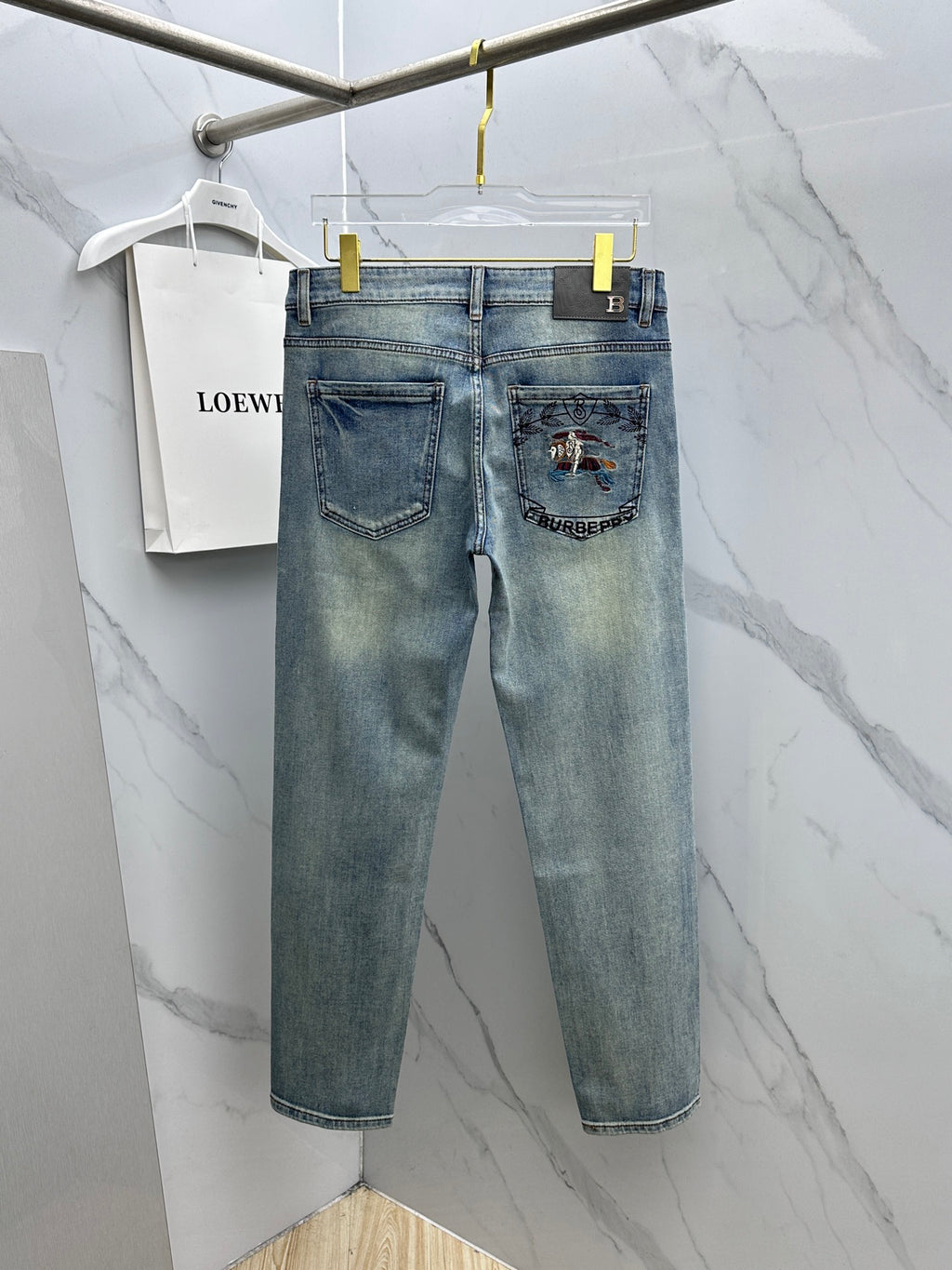 BBR Latest washed denim jeans 26031101