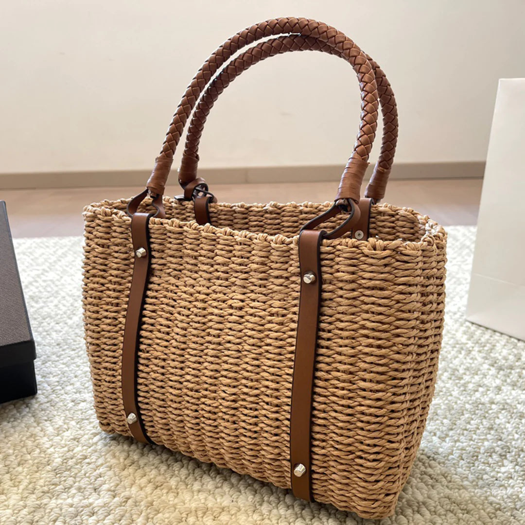New fashion and versatile straw vegetable basket bag 1024040232