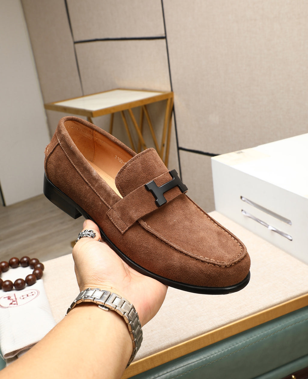 HM Business slip-on leather shoes 26070811