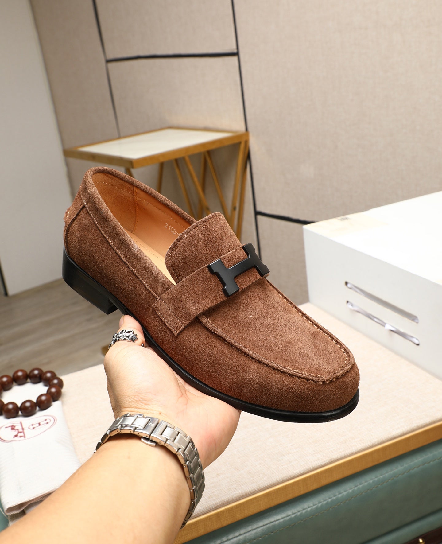 HM Business slip-on leather shoes 26070811