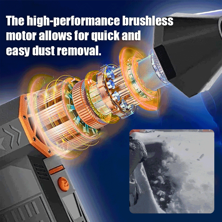 🔥【5000W High Power】Master Winter Cleanup with the Ultimate Snow Blower!