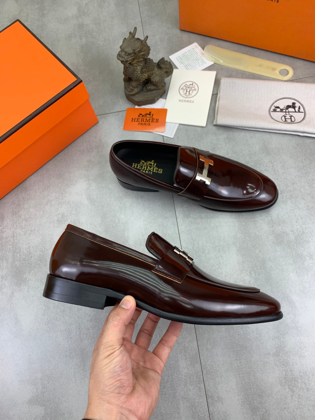 HM Latest Men's Casual Business Leather Shoes  26070812
