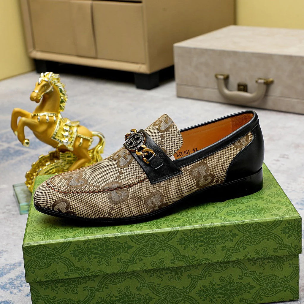 Men's Fashionable Classic Printed Loafers 0724011504
