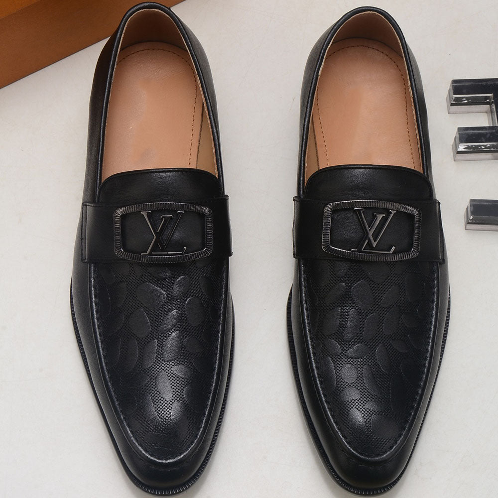 Fine Stone Pattern Men's Pattern Loafers