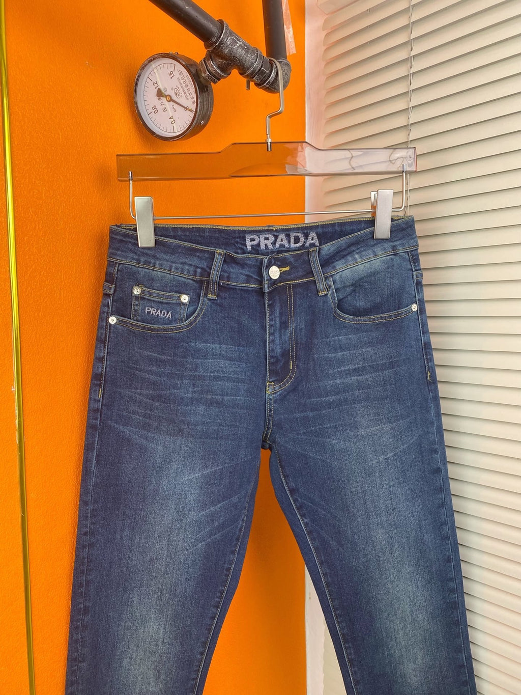 PR Classic denim blue stretch slim-fit skinny jeans 26031215