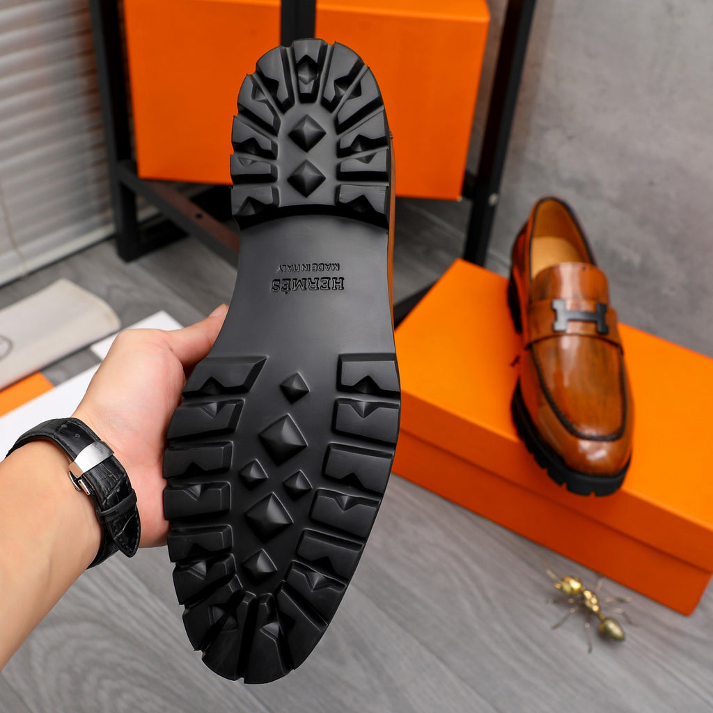 HM Business slip-on leather shoes 26070810