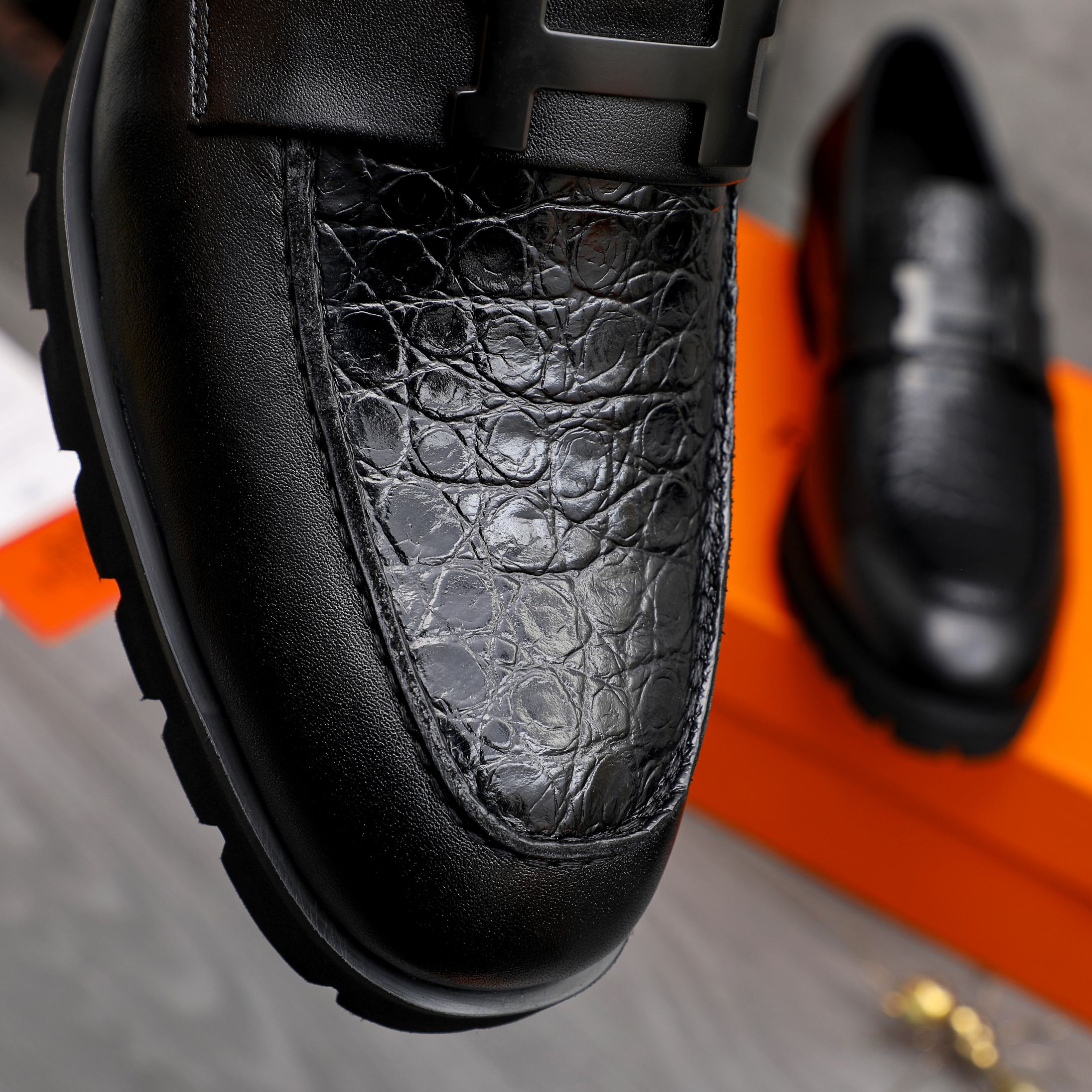 HM Business slip-on leather shoes 26070807