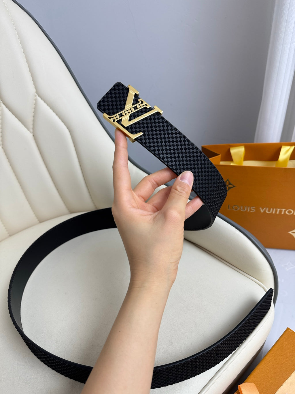 VV Luxury classic leather belt 26032708