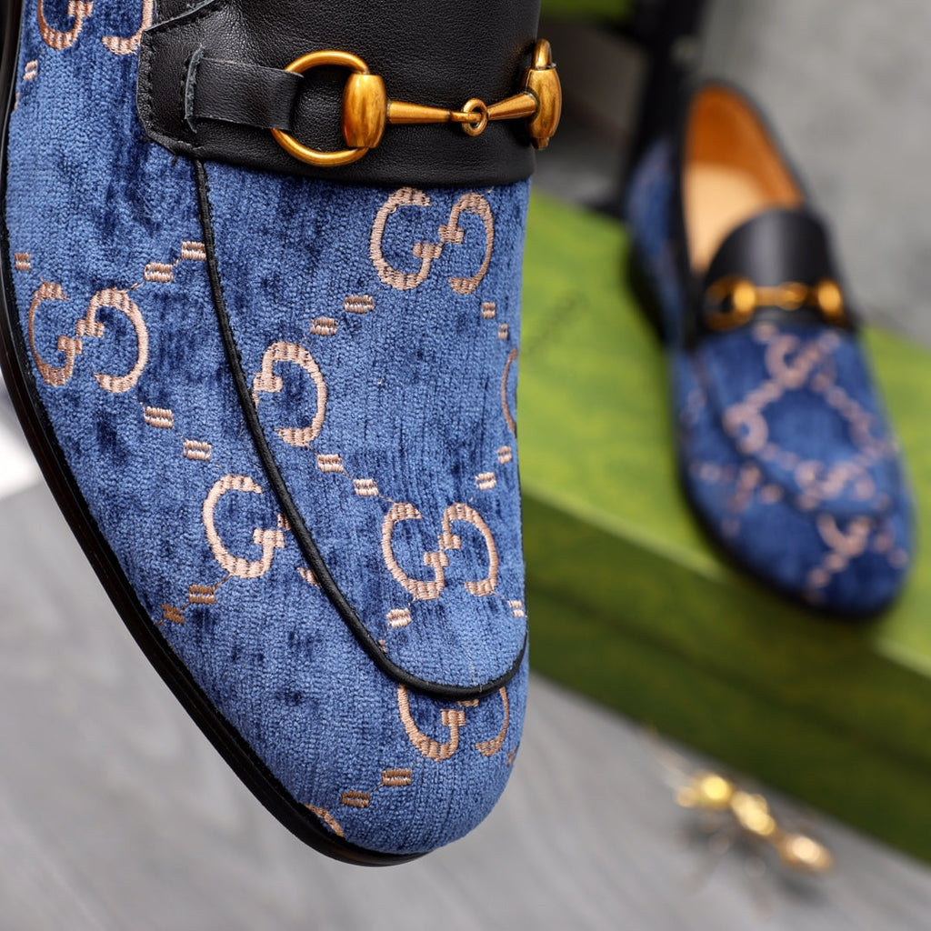 Blue G Print Shoes