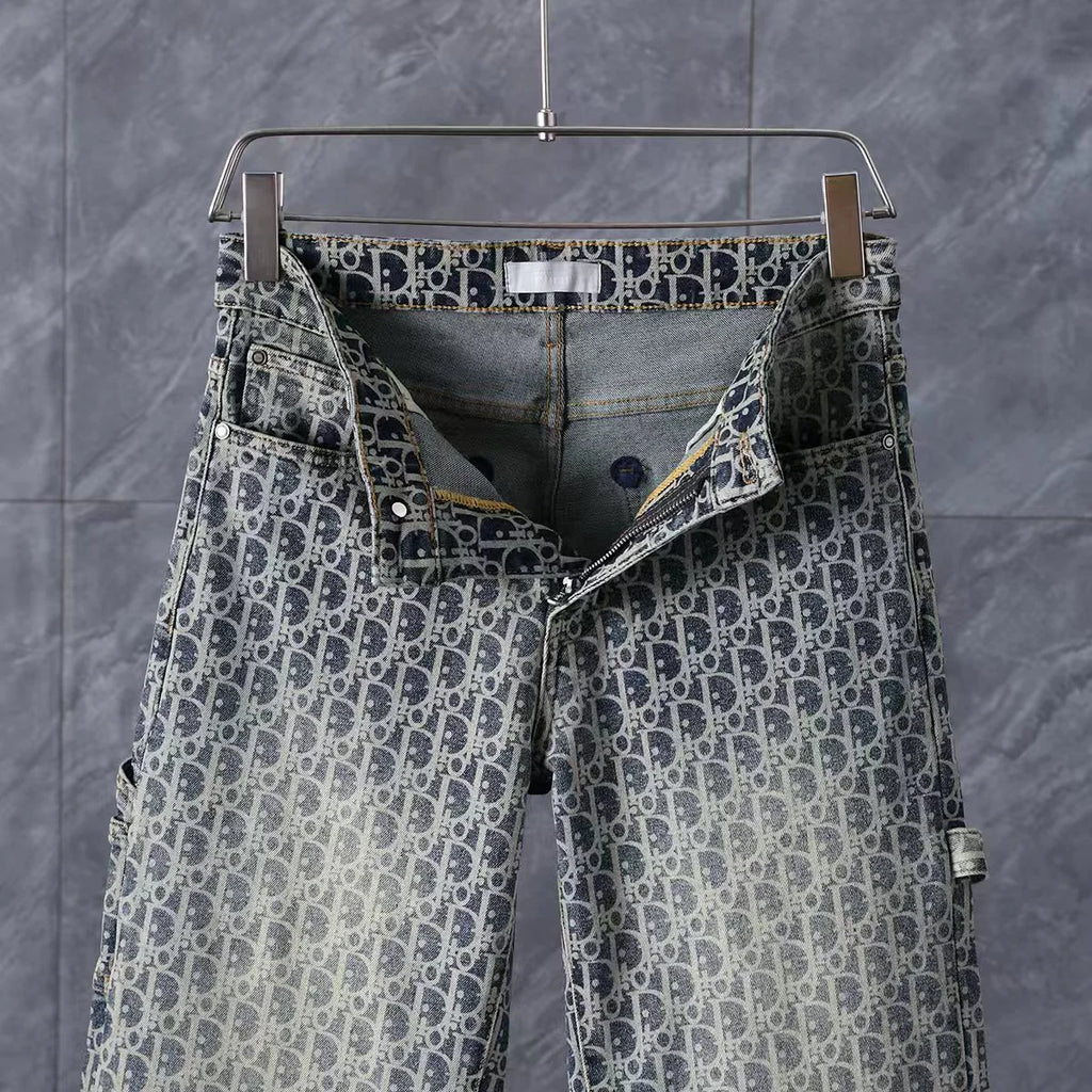 Men's Fashion Slim-Fit Straight-Leg Jeans 1026062908