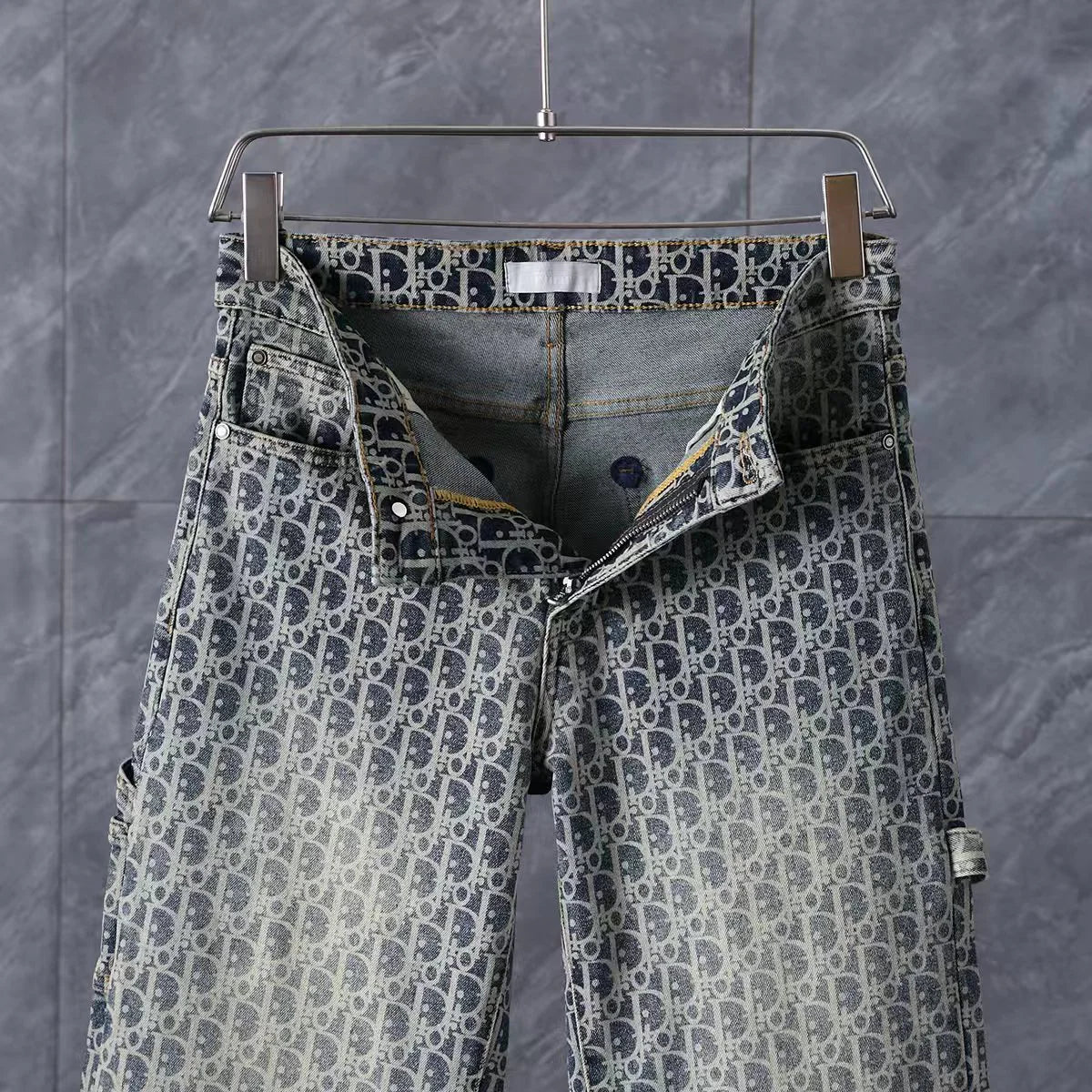 Men's Fashion Slim-Fit Straight-Leg Jeans 1026062908